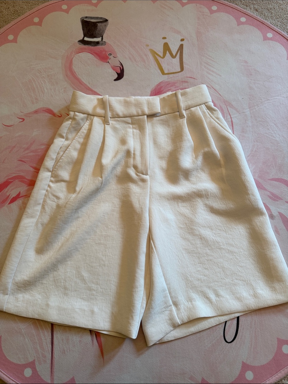 Wilfred The Effortless Short Linen 5" Light Birch Size 00